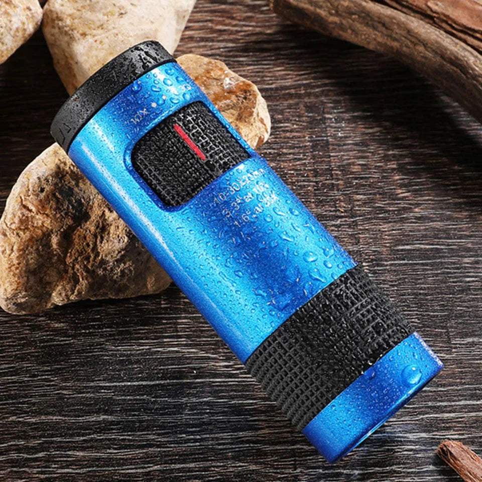 Powerful Monocular 10-30x21 Zoom Mini Telescope Portable Spotting Scope Camping Equipment Tourism Optical Sight Monocle