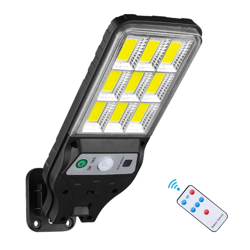 600W 344LED Outdoor Solar Led Lights 3 Modes Motion Sensor Solar Flood Lights Waterproof Security Lights Exterior Solar Lamp