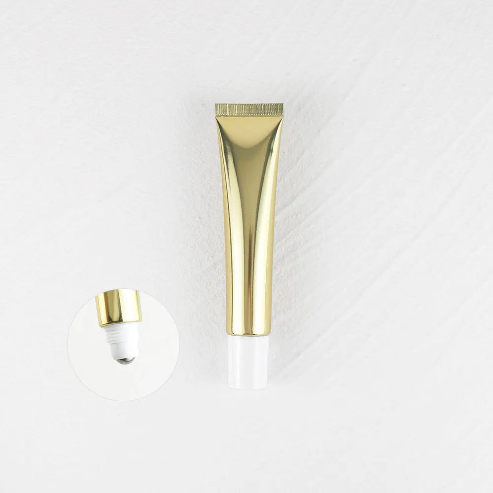 20ml Lip Gloss Tube Custom Logo Empty Squeeze Plastic Liquid Lipstick Metal Tip Lip Oil Balm Container Metal Applicator 30pcs