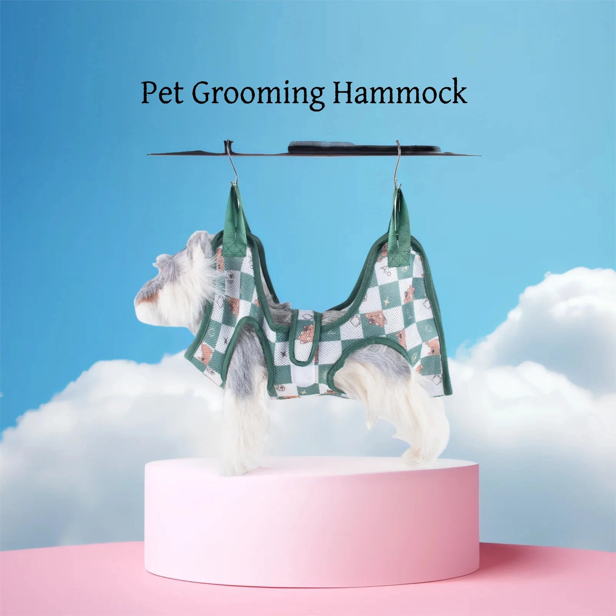 Pet Grooming Hammock Fixed Bath Bag for Nail Cutting Anti Scratch Dog Trimming Restraint Bag Cat/Dog Beauty Hanging Pet Supplies