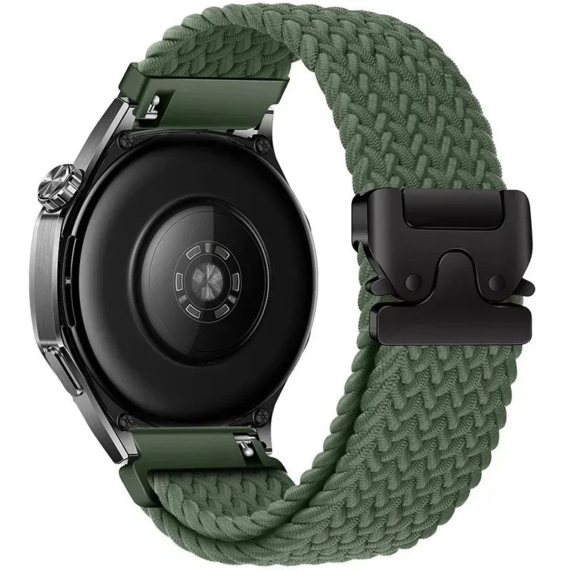 22/20mm Nylon Braided Parachute Buckle Strap for COROS APEX 4 42mm/PACE 4-Pro Bracelet Band for Suunto Vertical 2/Race 2-1-S/Run