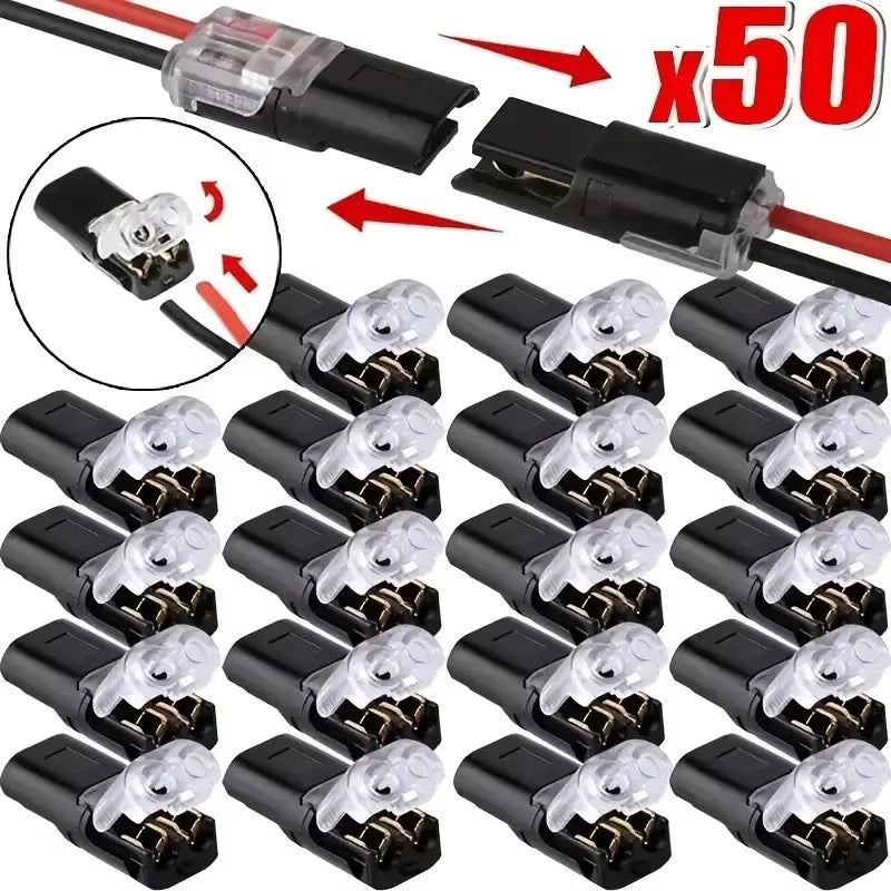 Premium Electric Wire Connector No Strip Line Cable Interconnection Detachable Automotive Terminal Plug Universal Grade Reliable
