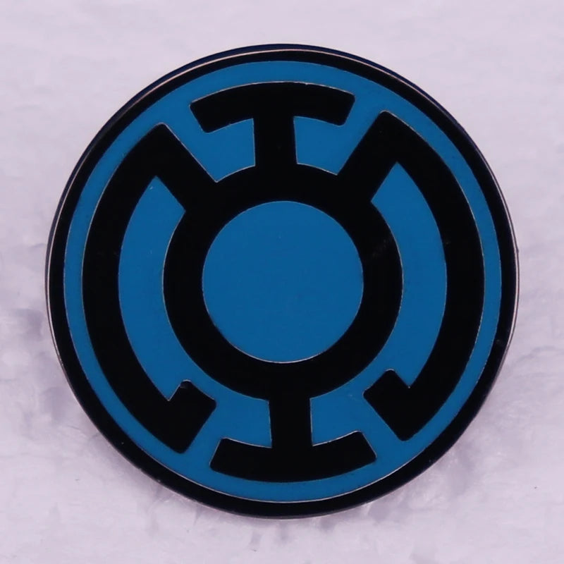 Blue Lanterns Corps group logo badge comic pins jewelry