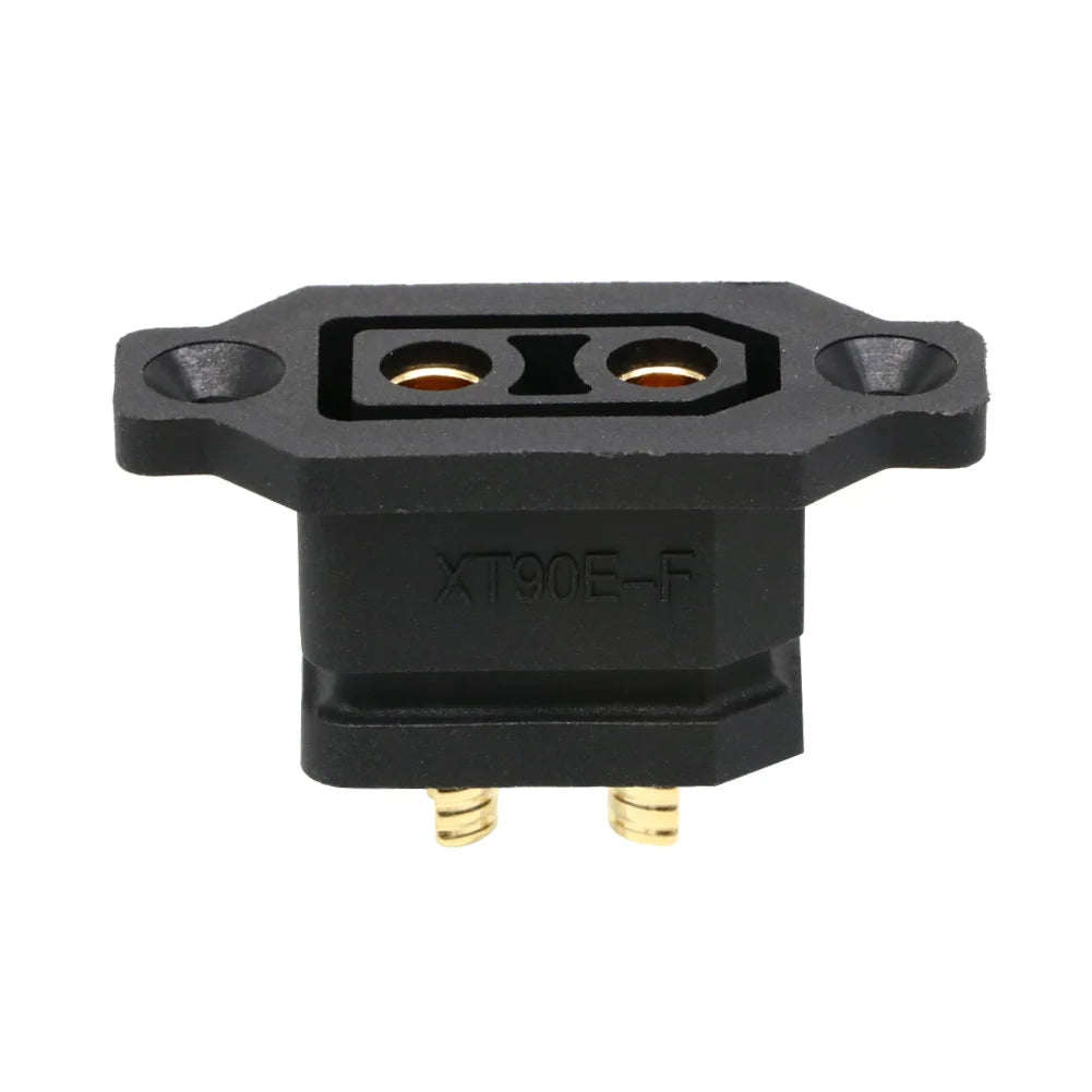 Amass XT90E-F Battery Connector XT90E Female Plug Gold-plated XT90 Mountable Connector Yellow/Black Socket