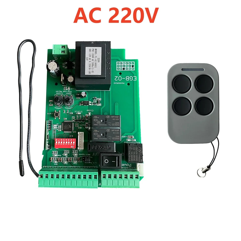 Universal AC110/220V Electric Sliding Gate Opener Control Board Automatic Sliding Gate Door Motor Engine Controller PCB Panel