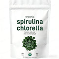 Spirulina Chlorella Tablets Organic Superfood 720 Count Vegan Plant Based Green Algae Nutritional Supplement Chlorophyll Source