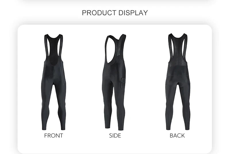 New Mens Cycling Tight Bib Pants Long-distance Cycling Long Pants Quick-drying Elastic Interface® Pro Cushion Spring Autumn