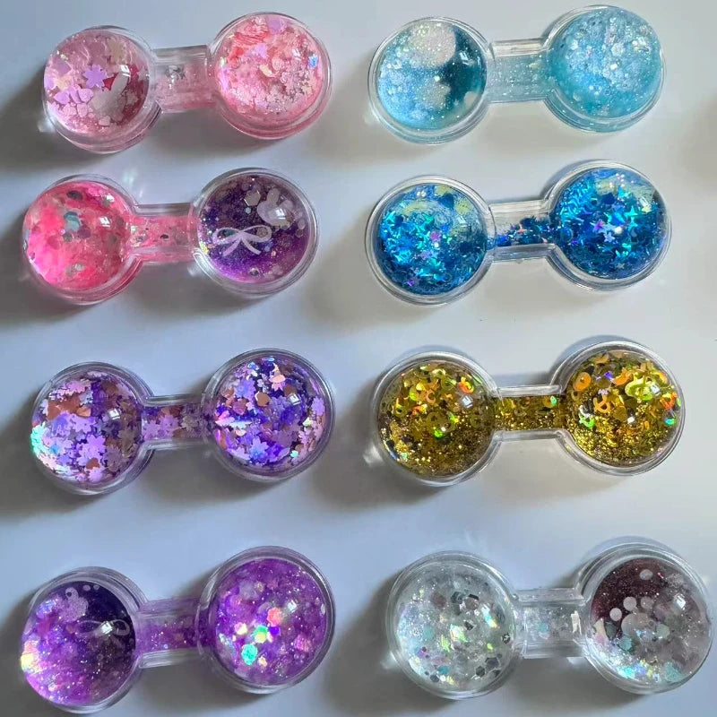 In Stock Baby Three 400% Bb3 Exquisite Quicksand Eye Replacement Part Cute Doll Accessoires Face Shell