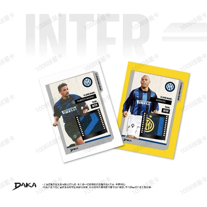 NEW 2025-2026 Daka Inter Milan Football Collection Card Real Madrid Barcelona Manchester Juventus Ale Star Player Signature Card