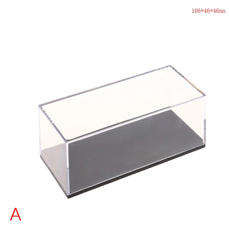 Three Sizes 1:64 Car Model Display Box Transparent Protective Case Acrylic Dust Hard Cover Storage Holder