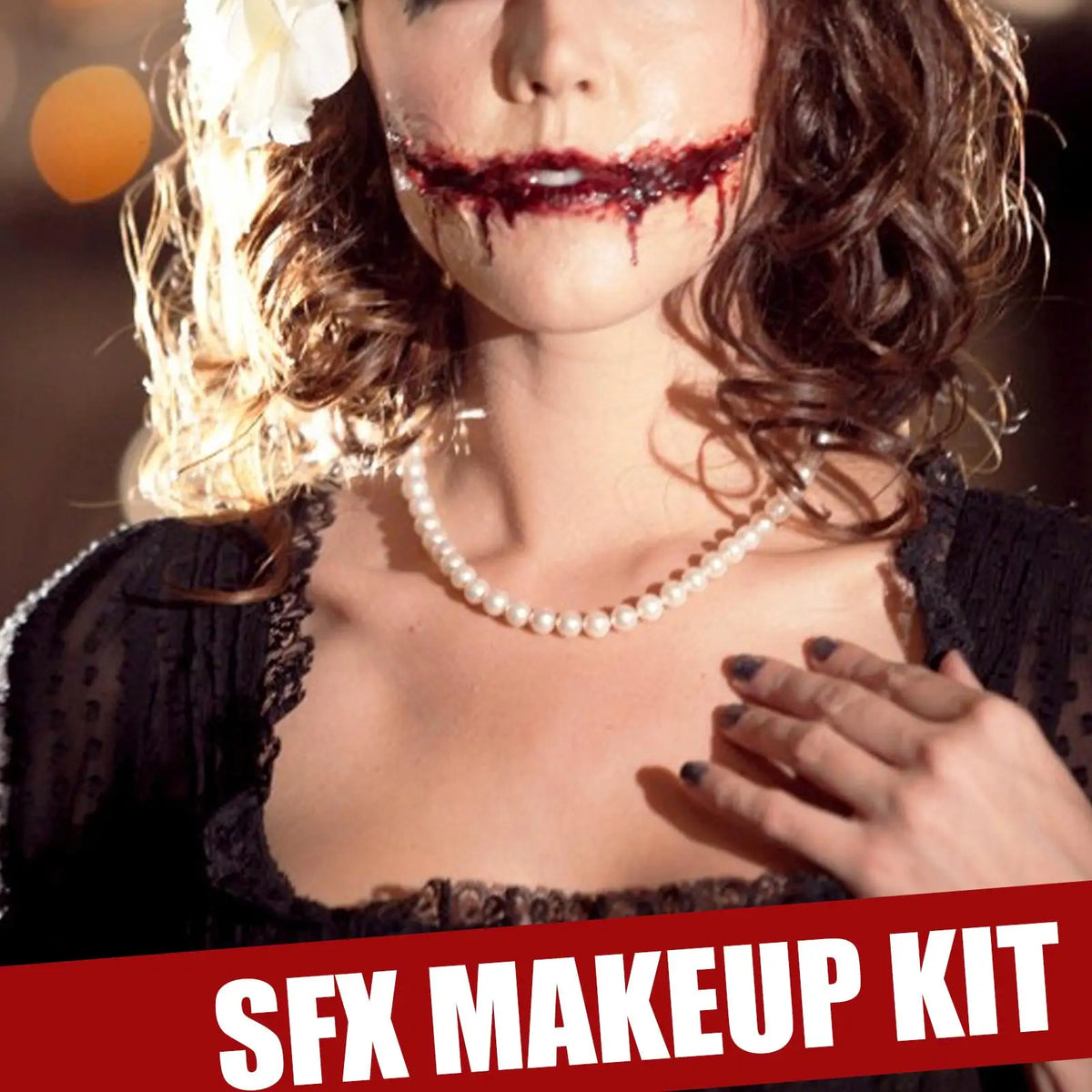 Horror Makeup Cosmetics Fake Blood Special Scar Effects Skin Wax Plasma Scar Body Paint Tool Cos Vampire Clown