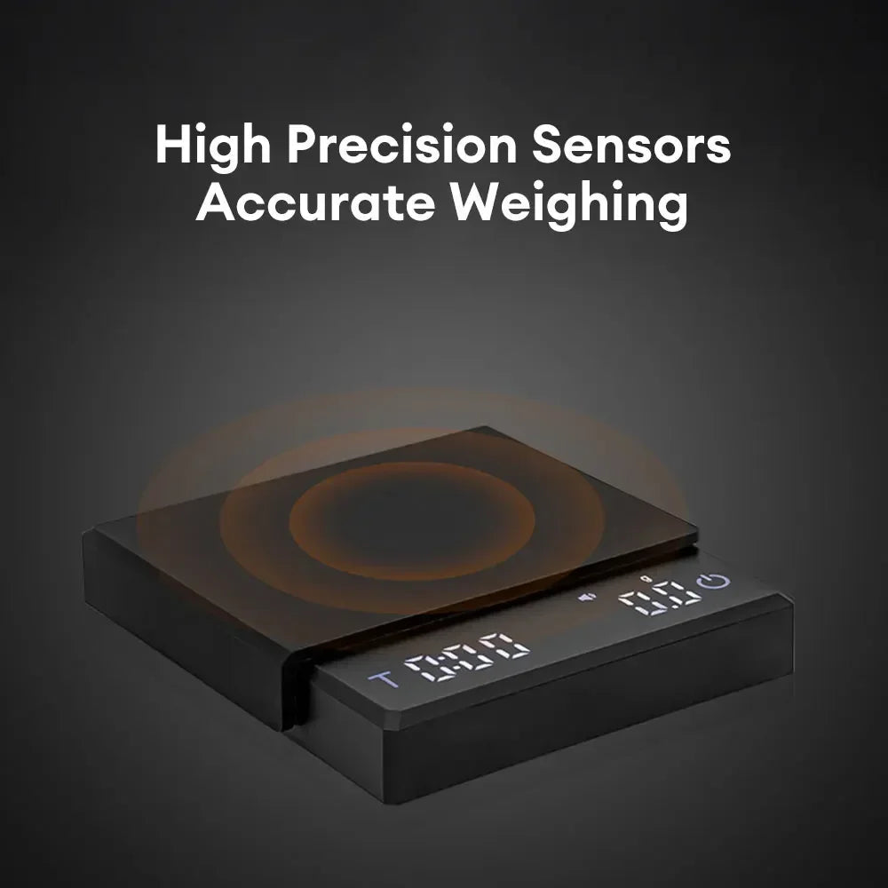 Youpin Kitchen Coffee Scale with Timer Rechargeable Digital Scale 0.1g High Precision 3 Modes Drip Espresso Scale Barista
