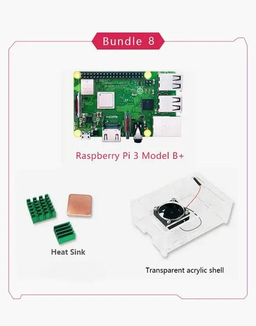 Original Raspberry Pi 3 Model B /3B+ Plus BCM2837 1.2G ,Raspberry Pi 3 B+ with 2.4G & 5G WIFI 4.2 Bluetooth and PoE