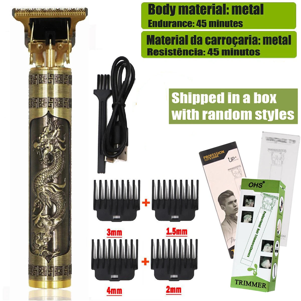 T9 Hair Clipper Repair Beard Shaving Body Hair Trimmer Electric Machine Men Haircut Machine 0mm Barber Shaver