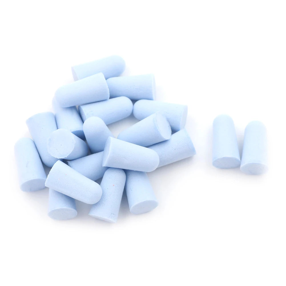 10Pairs Authentic Foam Soft Corded Ear Plugs Noise Sleep Reduction Norope Earplugs Swimming Protective Earmuffs