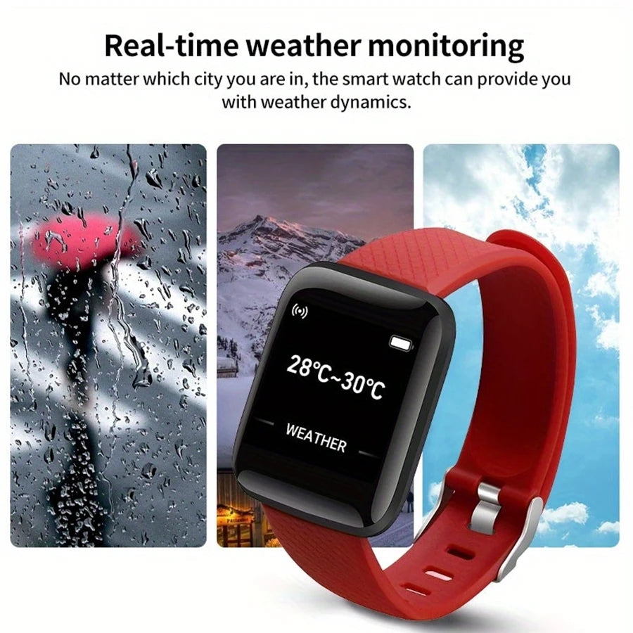 Smartwatch Men Women Wristwatches Smart Watch Message Fitness Monitor Bracelet Birthday Gift Electronic Clock For Android iOS