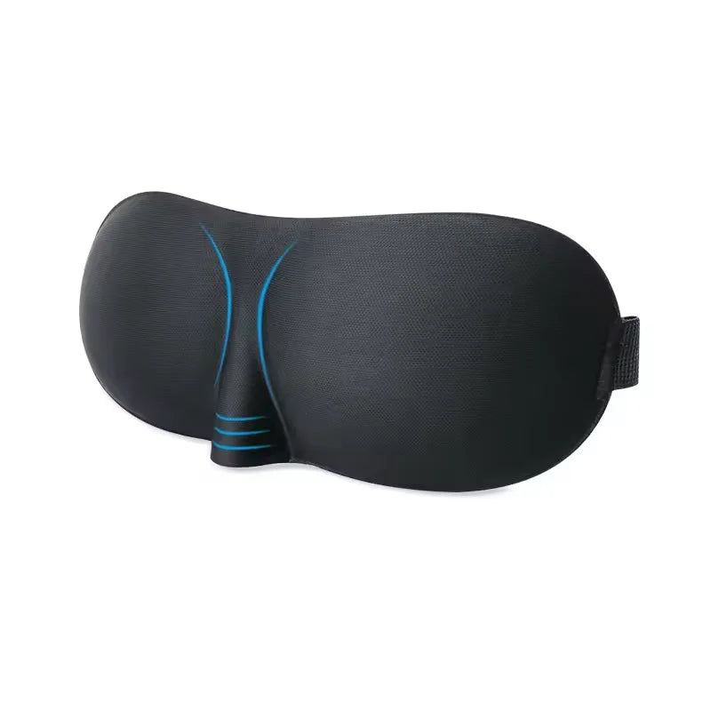 100% Light Blocking 3D Contoured Sleep Eye Mask Ultra-Soft Skin-Friendly Breathable Eye Cover for Rest Travel Yoga Eye Patches