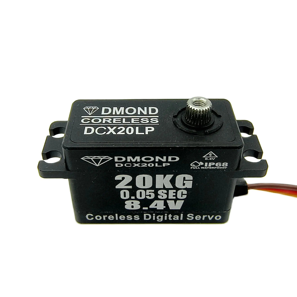 DMOND Low Profile NB DCX20LP 20KG 0.05sec 8.4V Coreless 8.4V IP68 Full Waterproof Servo 1/10 RC Drift Nitro