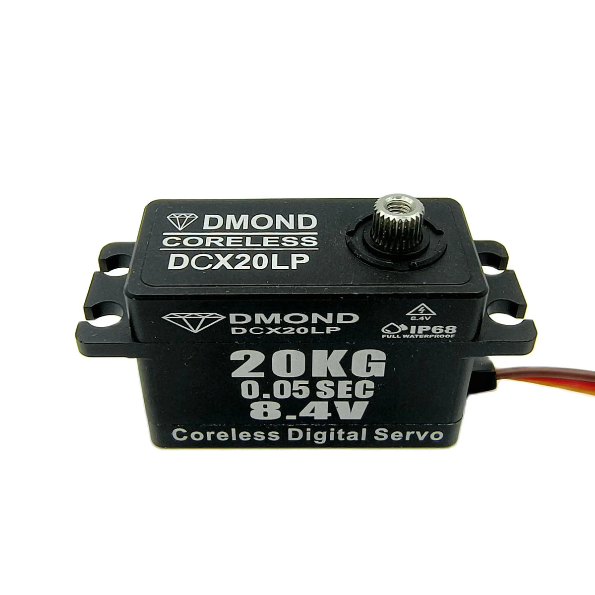 DMOND Low Profile NB DCX20LP 20KG 0.05sec 8.4V Coreless 8.4V IP68 Full Waterproof Servo 1/10 RC Drift Nitro