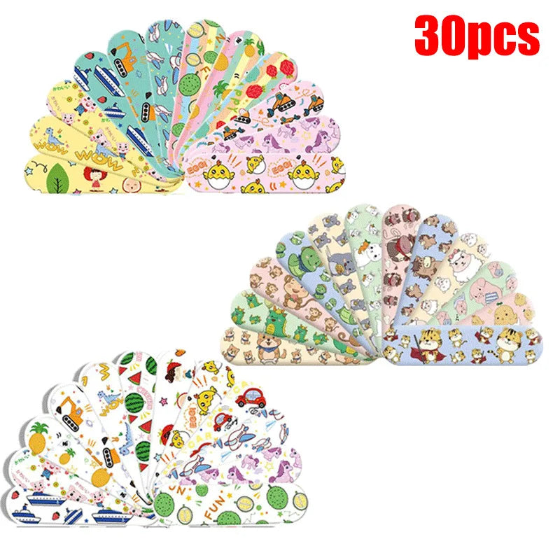 10-30pcs Transparent Band Aid Waterproof Wound Dressing Plaster Skin Patch Adhesive Bandages for Children Adults Plaster