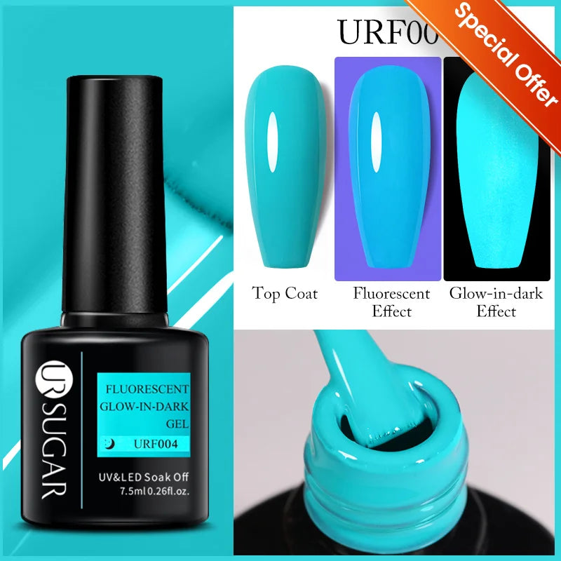 UR SUGAR 7.5ml Reflective Magnetic Gel Nail Polish Glitter Silver Pink Magnet Gel Soak Off UV LED Nail Manicure Varnish UV Gel