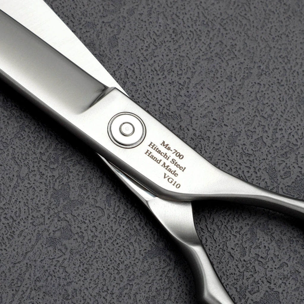 Professional VG10 Steel Barber Scissors, 5.75 Inch Willow Leaf Single-Sided Sharp Blade, Specialized for Regulating Hair Volume