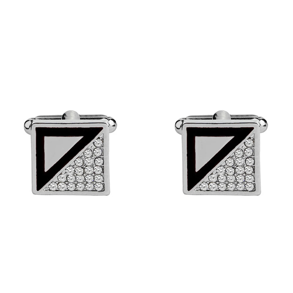 Luxury Men's Cufflinks High Quality Square Round Maple Leaf Cufflinks for Men Fashion Shirt Cufflinks Party Wedding Decorations