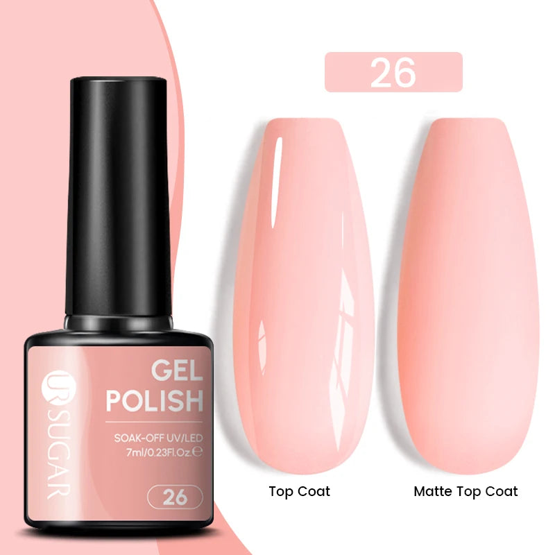 UR SUGAR 7.5ml Reflective Magnetic Gel Nail Polish Glitter Silver Pink Magnet Gel Soak Off UV LED Nail Manicure Varnish UV Gel