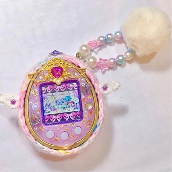 Tamagotchi Uni Electronic Pet Color Panel 4u/4u Paper Soft Film Love Drill Wings Paste The Machine Faceplate Gift