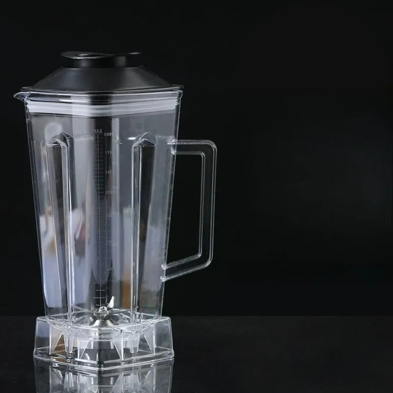 2L Capacity Blender Spare Compatible for Blender Replacement Part Transparent for SILVER CREST Blender Spare Jug