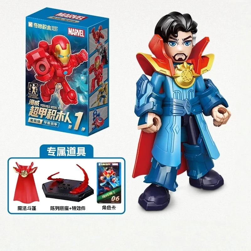 Keeppley Marvel Zero Unlimited Edition Building Block Man Multi Universe Spider Man Assembly Model Iron Spider Ornament Toy Gift