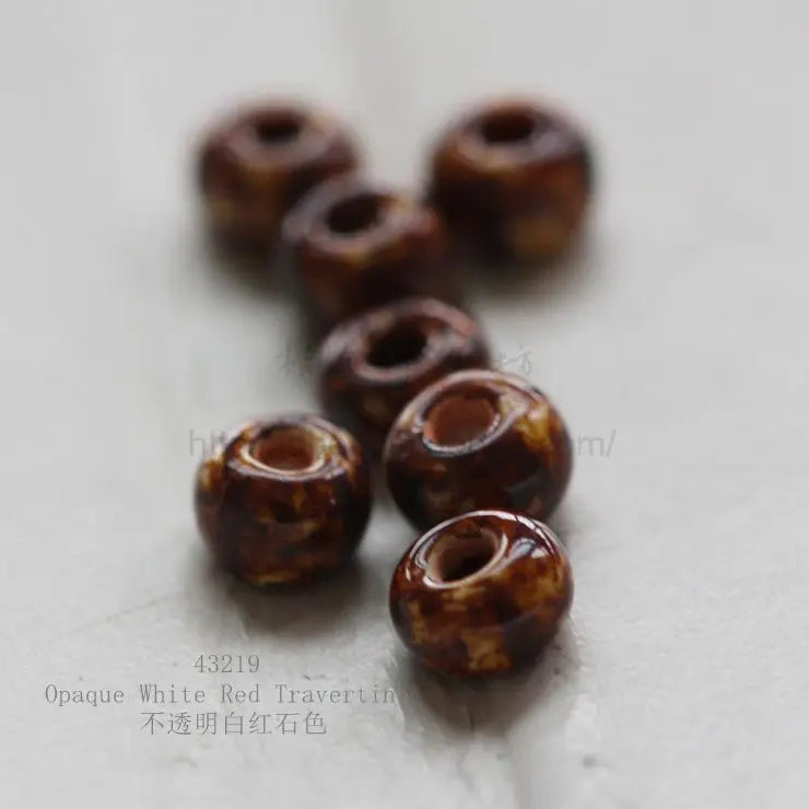 DIY Supply-10 Grams Czech Glass Preciosa 6/0 Seed Beads - Size 6 (6C3)