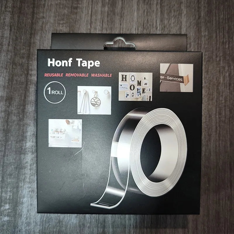 Thickened Nano Tape with Strong Adhesion, Washable, Residue-free Magic Tape, Acrylic Transparent Nano Double-sided Tape