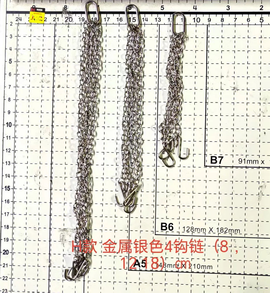 Generic Crane Model Lifting Chain Sling 1/50 Scale Hook Type Heavy Duty Lifting Hanger For Construction Hoisting Scene Hobbyists
