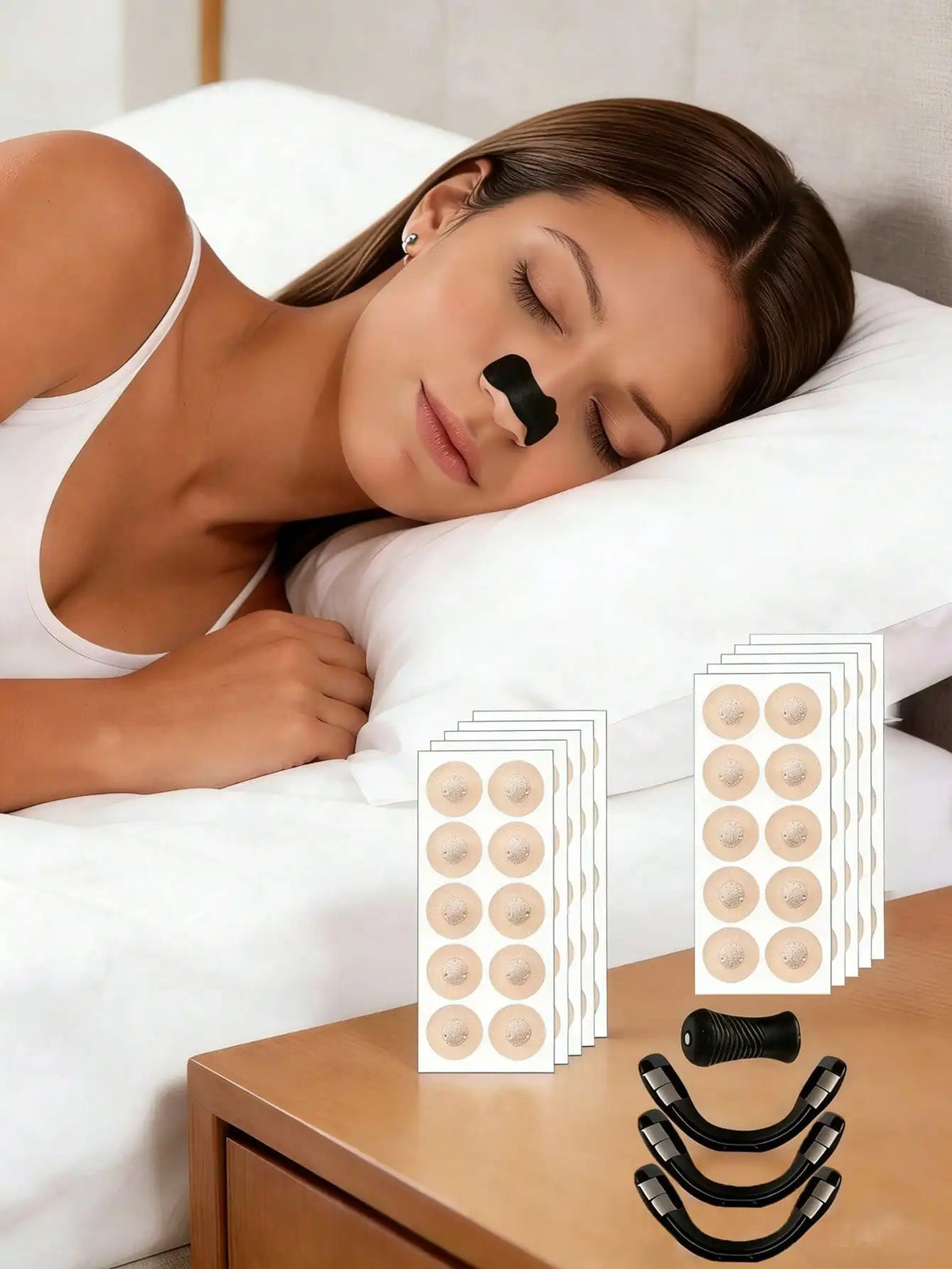 Physical Nasal Dilator Set – Anti‑Snoring Nose Clips with Strips, Widen Nasal Passages & Boost Airflow, Enhance Sleep Quality at Night