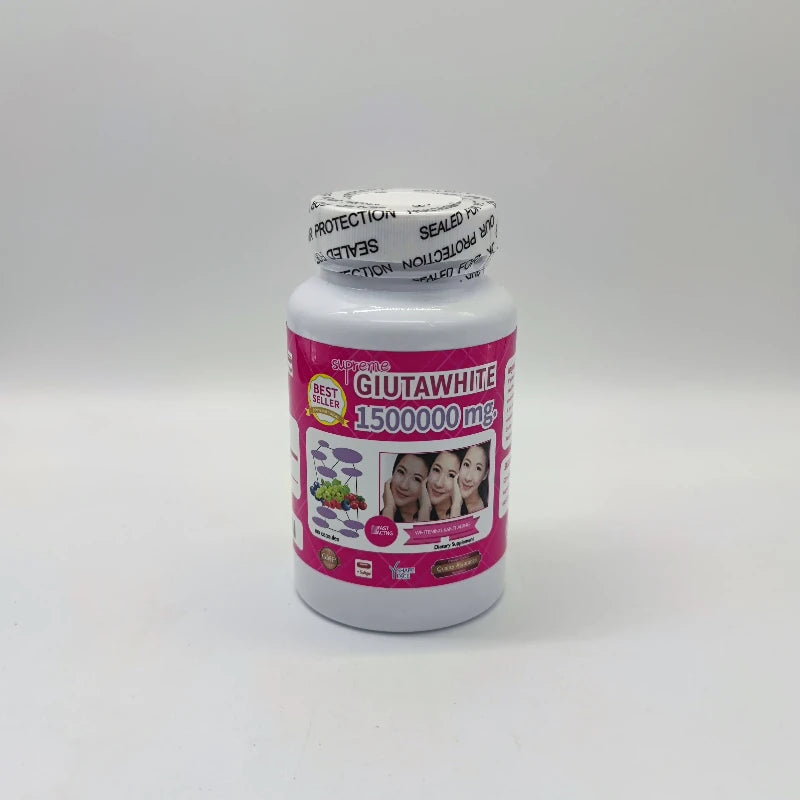 1500000mg Glutathione Capsules with Collagen Antioxidant Beauty Supplement for Skin Glow Hair Nutrition Daily Wellness Support