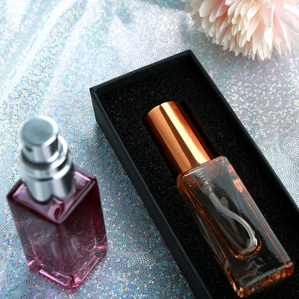 20PCS 5ml Perfume Spray Bottle Empty Glass Atomizer Travel Cosmetic Bottle Sample Vials Refillable with Box