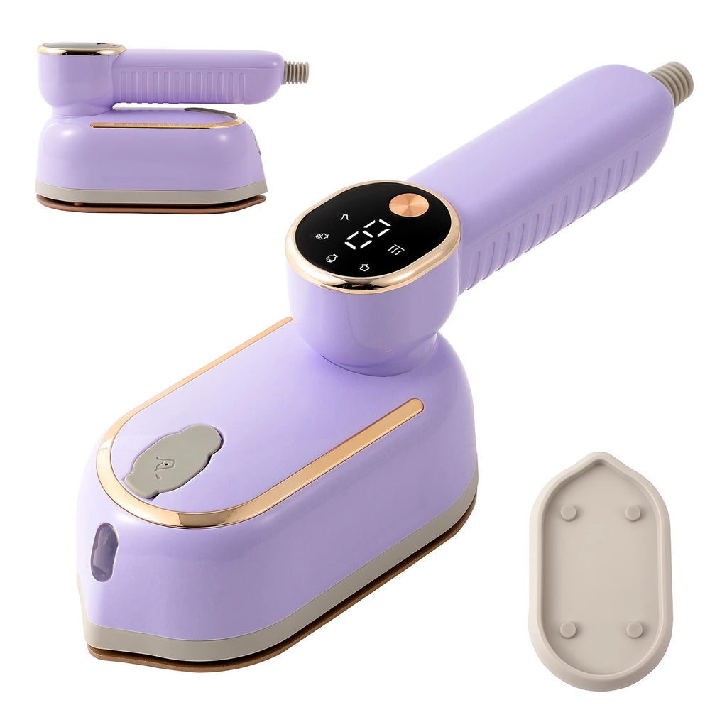 Handheld Portable Mini Steam Iron with Four Temperature Control High-Power Rotating Ironing Machine for Fabric Care