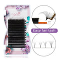 Yelix Easy Fanning Eyelash Extensions Fast Fan Blooming Individual Lashes Automatic High Quality Flowering Volume Eyelash