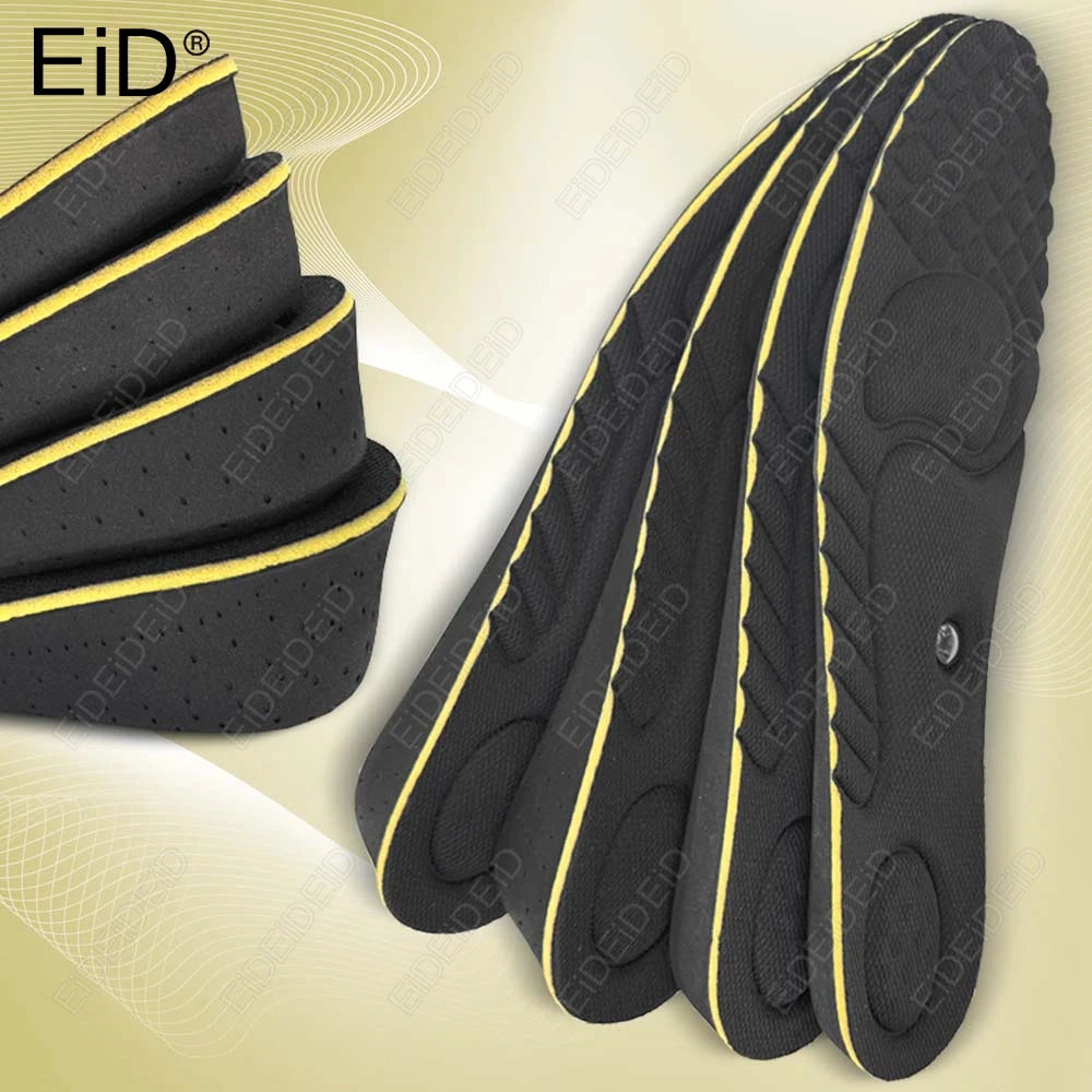 Magnet Height Increase Insoles 2-5cm Adjustable Invisible Arch Support Cushion Massage for Men Women EID