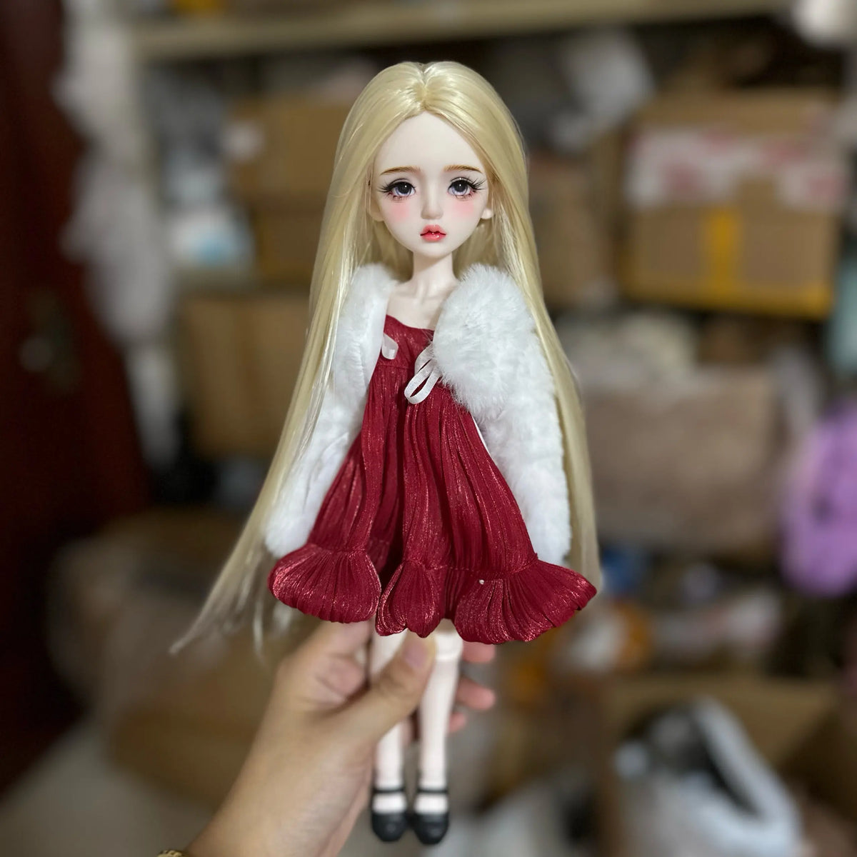 1/6 BJD MJD Doll 30cm 22 Joints Lolita Style Customizable Makeup Changeable Outfit Anime Princess Girls Toy Gift