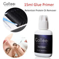 Gollee Eyelash Extensions Glue 15ml Lash Cleansing Primer Super Bonding Lasting Accelerated Curing Lash Extension Primer Makeup