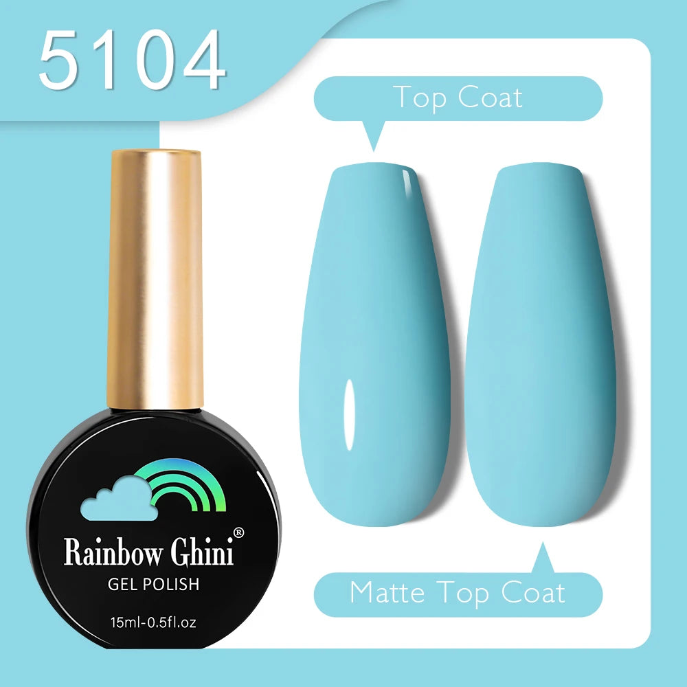 RG 15ML HEMA&TPO FREE Summer Series Fluorescent Gel Polish in Sporty Style Y2K Nail Polish Suitable for Parties Nail Art UV Gel