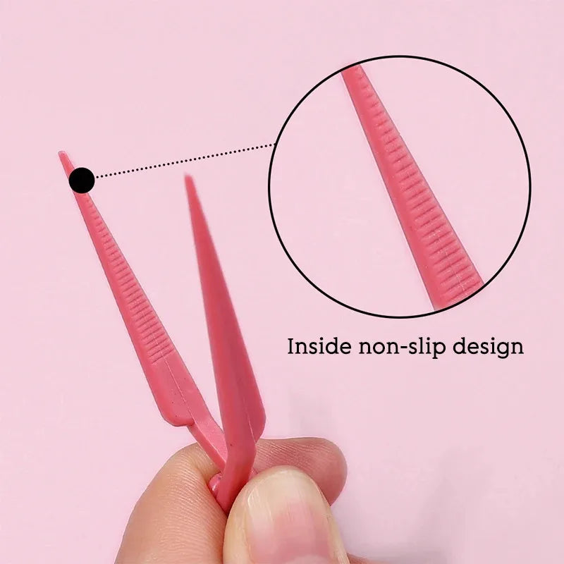 10Pcs Nail Clip Set Oil Polish Spill Proof Mixed Color Nail Art Coloring Protection Clips Manicure Tools To Prevent Leakage Off