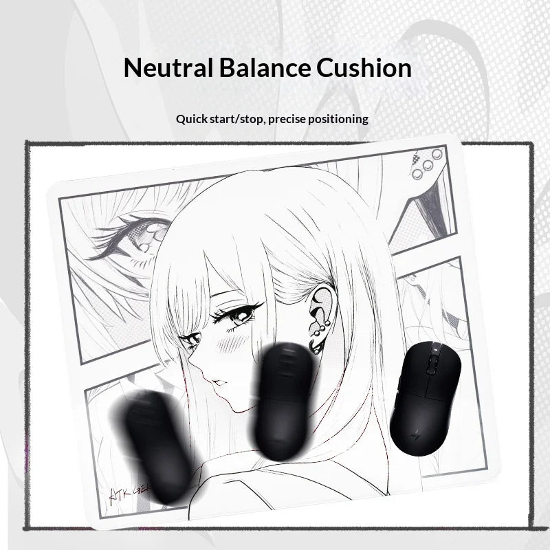 Genuine ATK Dream Large Neutral Mouse Pad  Balanced For FPS Dedicated for Esports Gaming And Office Valorant Inspired Mousepads