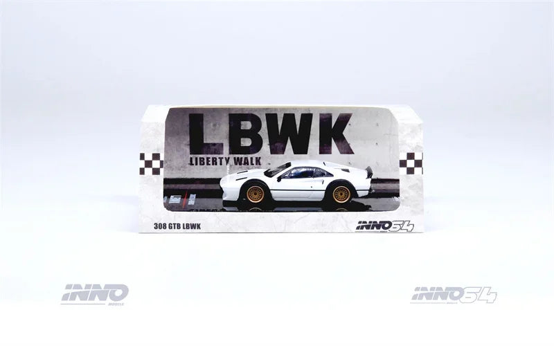 INNO INNO64 1:64 LB 308 GTB LBWK Liberty Walk Diecast Model Car