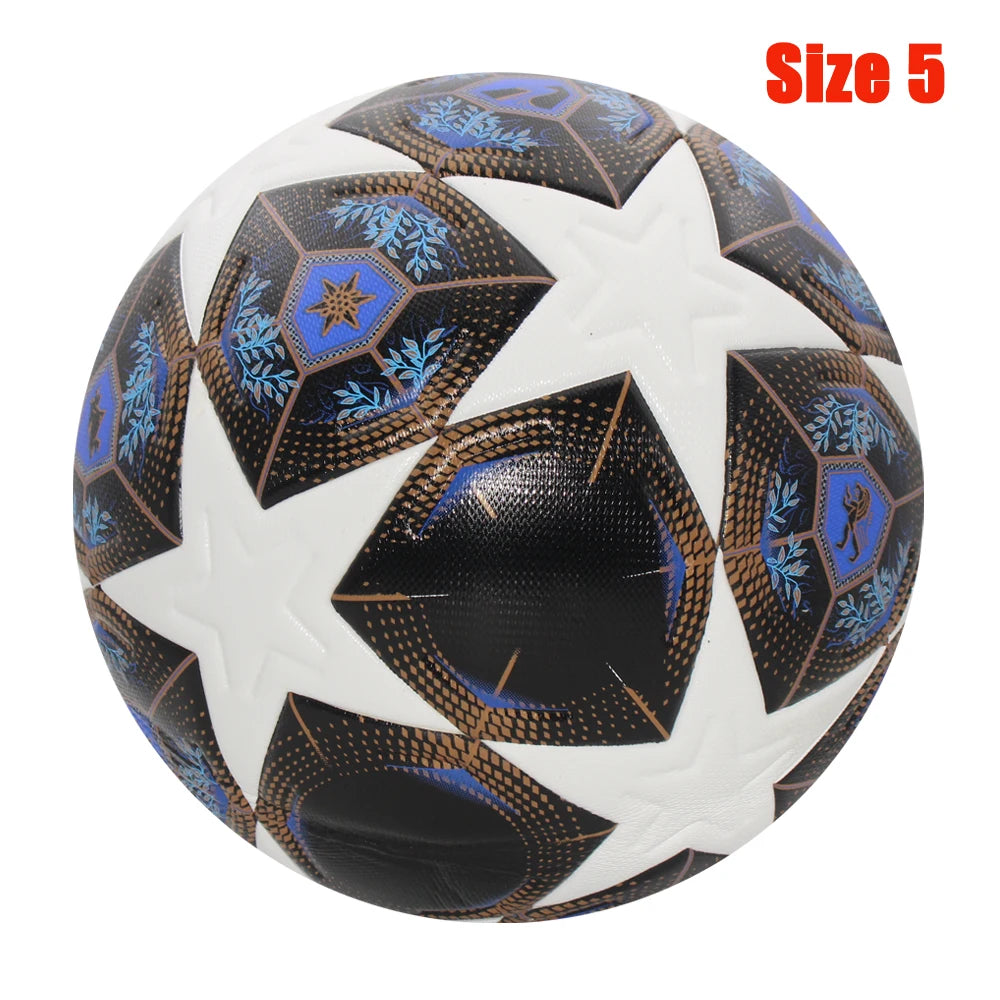 Standard Soccer Ball Professional Outdoors Sports Match Balls Training Seamless Football High Quality PU Material Size 5 Size 4