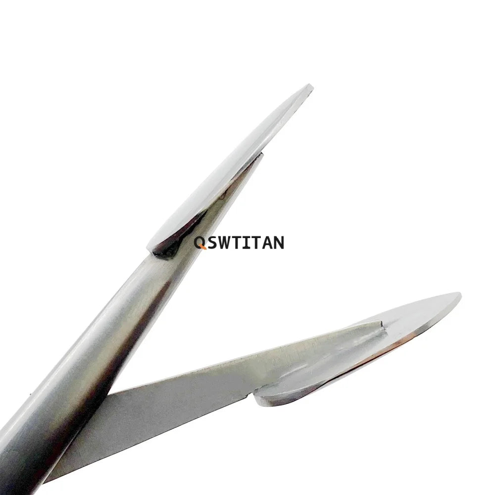 19cm Straight Trepsat Spoon Tip Separator Dissector Scissors for Plastic Surgery Precision Surgical Instruments