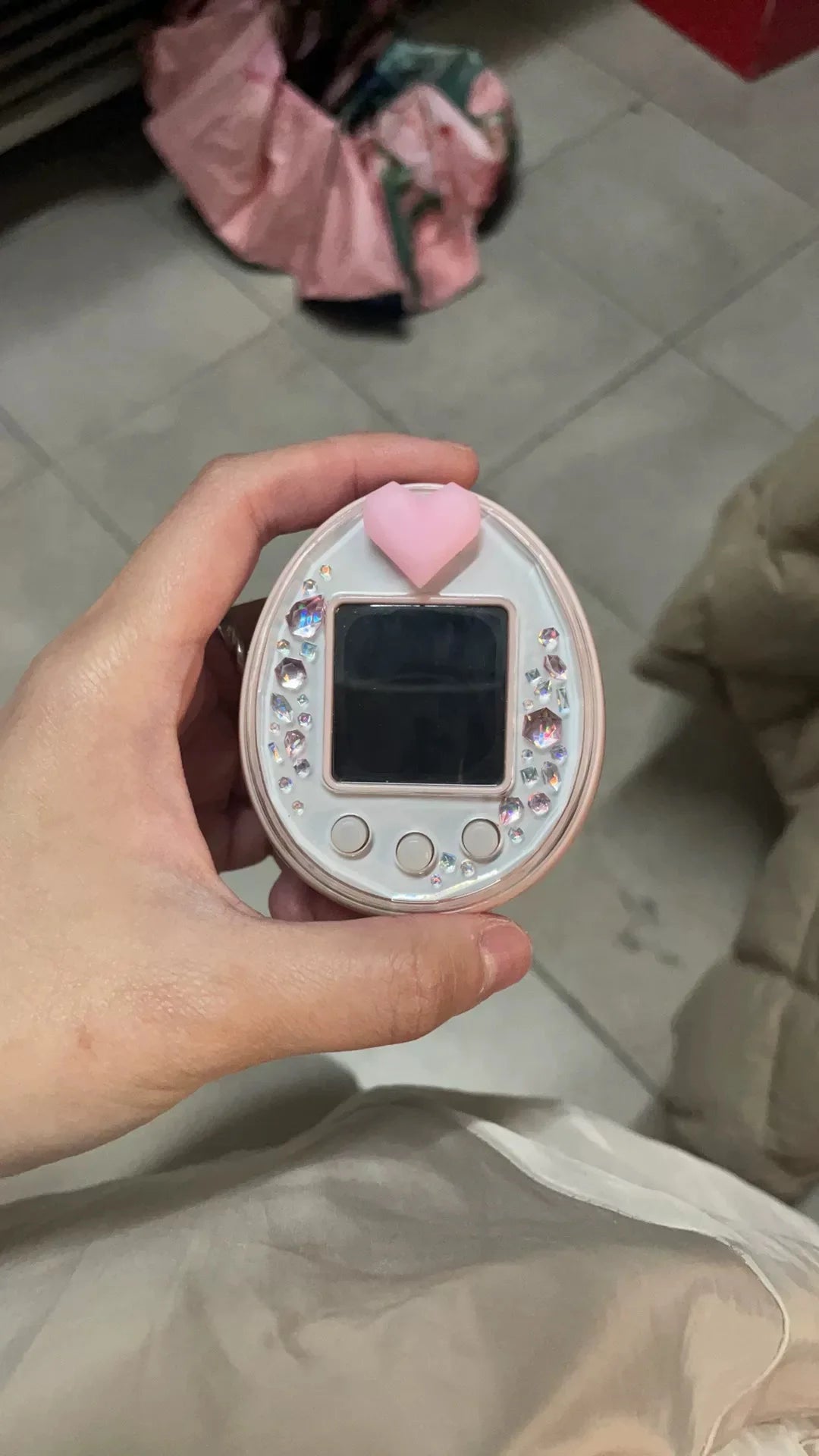 Tamagotchi Uni Electronic Pet Color Ps Silicone Heart Imitation Original Heart Plug