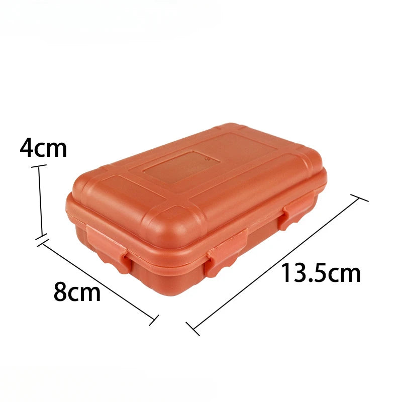 EDC Tool Box Outdoor Camping Survival Kit Shockproof Waterproof Case Sealed Box Outdoor Survival Storage Box Small